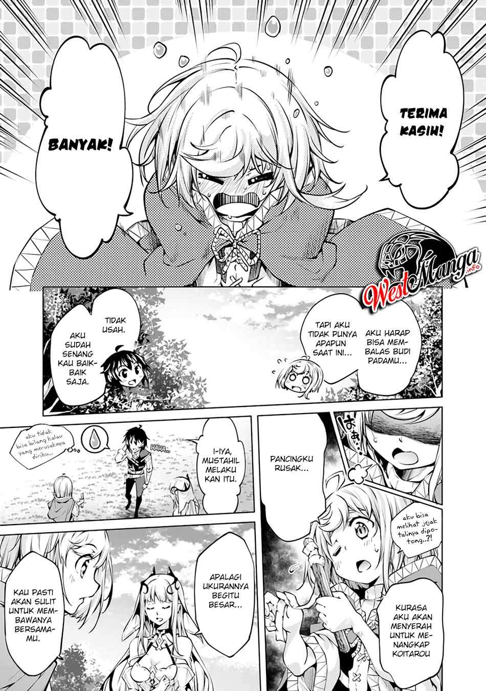Kamigami ni Sodaterare Shimo no, Saikyou to Naru chapter 9